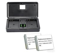 CITYORK NB-6L NB-6LH - Batería y cargador para Canon PowerShot SX710 HS, SX700 HS, SX540 HS, SX530 HS, SX520 HS, SX510 HS, SX500 HS, SX280 HS, SX270 HS, SX280 HS, SX260 Cámaras HS