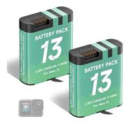 CITYORK (Paquete de 2) Batería de Repuesto de 2400 mAh para .Go-Pro. Hero 13 Black Enduro Battery, batería Recargable de Larga duración, Accesorio para cámara Deportiva, fácil de sustituir