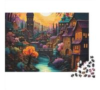 Cityscape Architecture Puzzle Infantil De 1000 Piezas Cartoon Puzzle De 1000 Piezas para Adultos Y Niños A Partir De 12 Años, Juego tivo para La Familia.1000pcs (75x50cm)