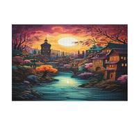 Cityscape Architecture Rompecabezas De 1000 Piezas Para Adultos Niños Juego Intelelectual Puzzles Juegos Familiares (75×50cm)