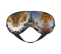 Cityscape Paris - Máscara de dormir unisex con impresión de la Torre Eiffel de Francia, máscara de ojos de doble cara, ideal para un sueño profundo y cuidado de la piel