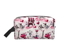 Cityscape Paris - Neceser con diseño de la Torre Eiffel de Francia para hombres, neceser de viaje de gran capacidad para mujeres, White, Talla única