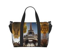 Cityscape Paris Torre Eiffel Francia - Bolsas de viaje duraderas para mujer, bolsas de viaje duraderas, bolsas de gimnasio para viajes nocturnos