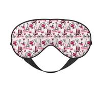 Cityscape París Torre Eiffel Francia Impresión Suave de Doble Uso Bloquea el Sueño Luz Eficientemente Blackout Antifaz para Dormir