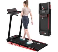 CITYSPORTS Cinta de Correr Plegable,Cinta de Andar eléctrica,con Pantalla LED,App y Soporte para Tableta 360°,Walking Pad Compacta para casa y Oficina