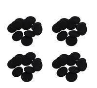 Citywalk 40 esponjas protectoras suaves negras para auriculares de 5 cm