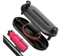 CITYWAY Adhesivo para Tile by Life360 (2024), soporte para bicicleta, funda impermeable para rastreador GPS para azulejos, oculta debajo de la jaula de la botella o solo, tornillos de seguridad negros