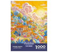 Ciudad 1000 Piezas Rompecabezas Juego De Familia Creativo Maravilloso Puzzle Bonita Decoración Rompecabezas para Regalos De Viaje, Presente 38x26cm/1000pcs
