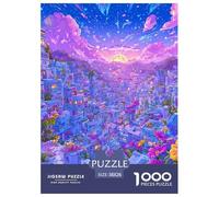 Ciudad 1000 Piezas Rompecabezas Juego De Familia Impresionante Maravilloso Puzzle Juego De Desafío Único para Regalos De Viaje, Presente 38x26cm/1000pcs