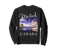 Ciudad Canadiense Montreal Turista Souvenir Street Art Cool Sudadera