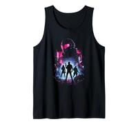 Ciudad Cyberpunk Futuro Guerrero Ciencia Ficción Arte Camiseta sin Mangas