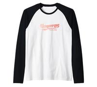 Ciudad de Albuquerque en el Estado de Nuevo México Camiseta Manga Raglan