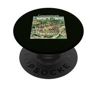Ciudad de Constantinopla Imperio Bizantino PopSockets PopGrip Adhesivo