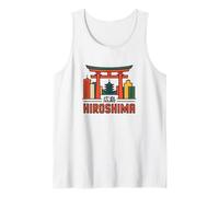 Ciudad de Hiroshima & # 8217 Japón Viaje Japon Camiseta sin Mangas