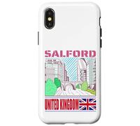 Ciudad de Inglaterra Llamada Salford Skyline Novelty Carcasa para iPhone X/XS