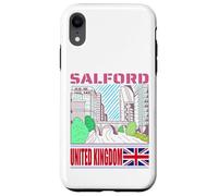 Ciudad de Inglaterra Llamada Salford Skyline Novelty Carcasa para iPhone XR