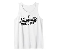 Ciudad de la música de Nashville TN para Hombres y Mujeres. Camiseta sin Mangas