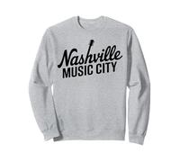 Ciudad de la música de Nashville TN para Hombres y Mujeres. Sudadera
