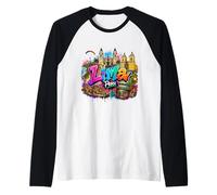 Ciudad de Lima - Recuerdo de Perú Camiseta Manga Raglan