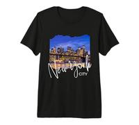 Ciudad de Nueva York Souvenir USA Ciudades American Tourist Vacation Camiseta Premium