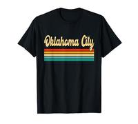 Ciudad de Oklahoma City, Estados Unidos, retro, vintage Camiseta