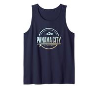 Ciudad de Panamá Florida - Panama City FL Vintage Surf Camiseta sin Mangas
