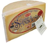Ciudad De Sansueña Queso Curado De Oveja - Medio Queso Curado, 1600g, Envasado Al Vacio, Sabor Potente, Queso Cortado en mitad, Premios Internacionales, Mejor Queso oveja 2023, Quesos Gourmet