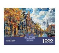 Ciudad del Agua de Venecia 1000 Piece Jigsaw Puzzle For Adults Family Challenge Toys Stress Relief Puzzle Cultivate The Spirit of Teamwork for Men, Women, Elders, Seniors 70x50cm/1000pcs