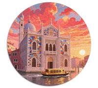 Ciudad del Agua de Venecia Puzzle De 1000 Piezas Rompecabezas para Adultos Rompecabezas 1000 Piezas para Adultos Edificio para Amantes O Amigos Rompecabezas Imposable 1000pcs (67.5x67.5cm)