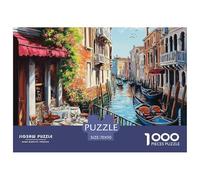 Ciudad del Agua de Venecia Rompecabezas De 1000 Piezas para Adultos paisajes Naturales Clásicos Diversión Multicolor Obra De Arte De Juego Familiar 70x50cm/1000pcs
