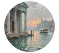 Ciudad del Agua de Venecia Rompecabezas Imposible,desafío Edificio Entretenimiento Creativo 1000 Piezas Obra De Arte De Juego De para Adultos Y Niños A Partir De 12 Años 1000pcs (67.5x67.5cm)