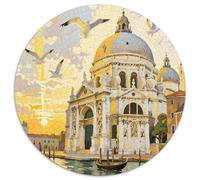 Ciudad del Agua de Venecia Rompecabezas Imposible,desafío Edificio Entretenimiento Creativo 1000 Piezas Obra De Arte De Juego De para Adultos Y Niños A Partir De 12 Años 1000pcs (67.5x67.5cm)
