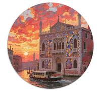 Ciudad del Agua de Venecia Rompecabezas Imposible,desafío para Adultos Edificio Entretenimiento Creativo 1000 Piezas Obra De Arte De Juego De para Adultos Y Niños 1000pcs (67.5x67.5cm)
