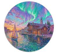 Ciudad del Agua de Venecia Rompecabezas Imposible,desafío para Adultos Edificio Juego Educativo 1000 Piezas Obra De Arte De Juego De para Adultos, Regalos A Partir De 14 Años 1000pcs (67.5x67.5cm)