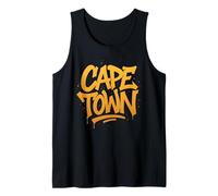 Ciudad del Cabo Graffiti Urban City Art Design Camiseta sin Mangas