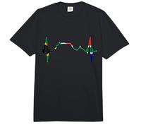 Ciudad del Cabo Skyline Heartbeat Sudáfrica Montaña Mesa Comfort Colors Adult Heavyweight T-Shirt