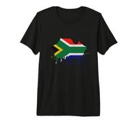 Ciudad del Cabo Skyline Sudáfrica Bandera Arte Cape Town Camiseta Premium