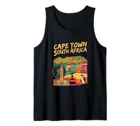 Ciudad del Cabo Sudáfrica Travel Souvenir City Tourist Gift Camiseta sin Mangas
