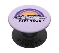 Ciudad del Cabo Table Mountain Sudáfrica Sunset Regalos de Viaje PopSockets PopGrip Adhesivo