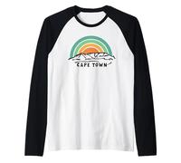 Ciudad del Cabo Table Mountain Sudáfrica Viajes Senderismo Camiseta Manga Raglan