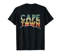 Ciudad del Cabo Table Mountain Sudáfrica Vintage Camiseta gráfica económica