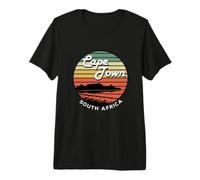 Ciudad del Cabo Table Mountain Sudáfrica Vintage Camiseta Premium
