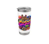 Ciudad del Cusco - Recuerdo del Perú Vaso térmico de acero inoxidable de doble pared
