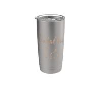 Ciudad del Este Paraguay Diseño vintage elegante Vaso térmico de acero inoxidable de doble pared