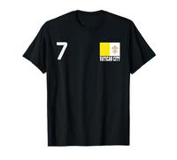 Ciudad del Vaticano 7 Bandera Nacional Patrimonio del Orgul Camiseta
