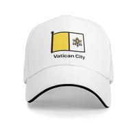 Ciudad del Vaticano Bandera Nacional Hombre Mujer Gorra De Béisbol Estilo Polo Clásica Deporte Casual Lisa Sol Copa del Mundo