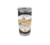 Ciudad del Vaticano Roma Italia Papa Cardenales Vaso térmico de acero inoxidable de doble pared