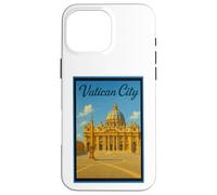 Ciudad del Vaticano Roma Italia Vintage Viaje Poster Art Graphic Carcasa para iPhone 16 Pro Max