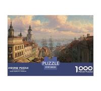 Ciudad Estilo Europeo Puzzle 1000 Piezas Un Desafiante Juguetes Descomprimidos Familiar Regalos Familiares para Adultos Y Niños 38x26cm/1000pcs