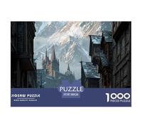 Ciudad Estilo Europeo Puzzle 1000 Piezas Un Desafiante Juguetes Descomprimidos Familiar Regalos para Mujeresregalos para Hombres para Adultos Y Niños 38x26cm/1000pcs